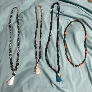 Boho beaded jewelry - 8 pieces